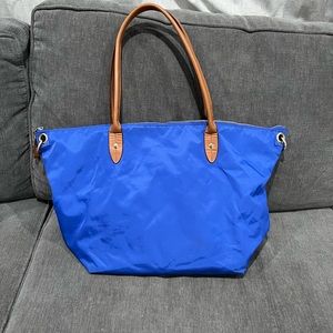 Lands End Nylon Tote Bag